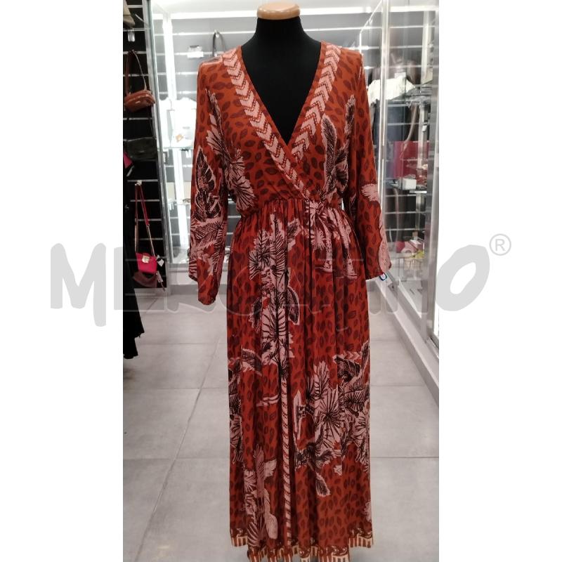 VESTITO D TWIGHI LUNGO FANT FOGLIE BE MA RS AR | Mercatino dell'Usato Roma viale tirreno 1