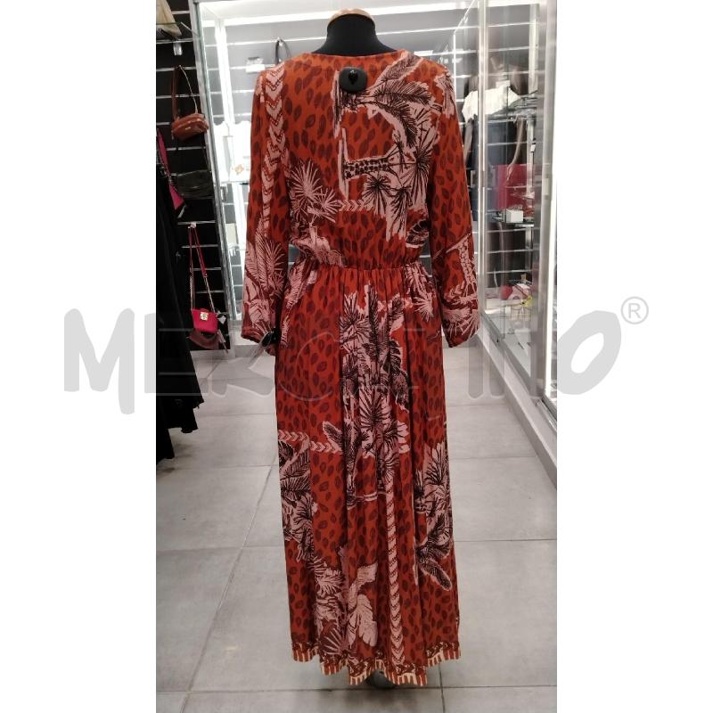 VESTITO D TWIGHI LUNGO FANT FOGLIE BE MA RS AR | Mercatino dell'Usato Roma viale tirreno 2