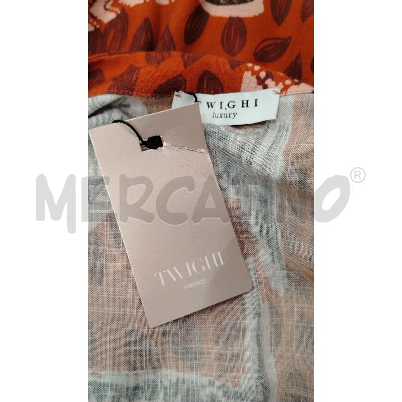 VESTITO D TWIGHI LUNGO FANT FOGLIE BE MA RS AR | Mercatino dell'Usato Roma viale tirreno 4