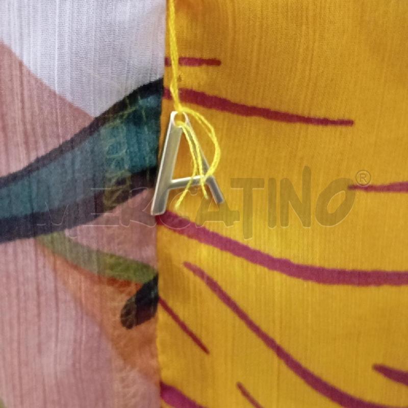 VESTITO D TWINSET ACTITUDE LUNGO VELATO FIORI BE AR VE | Mercatino dell'Usato Roma viale tirreno 3