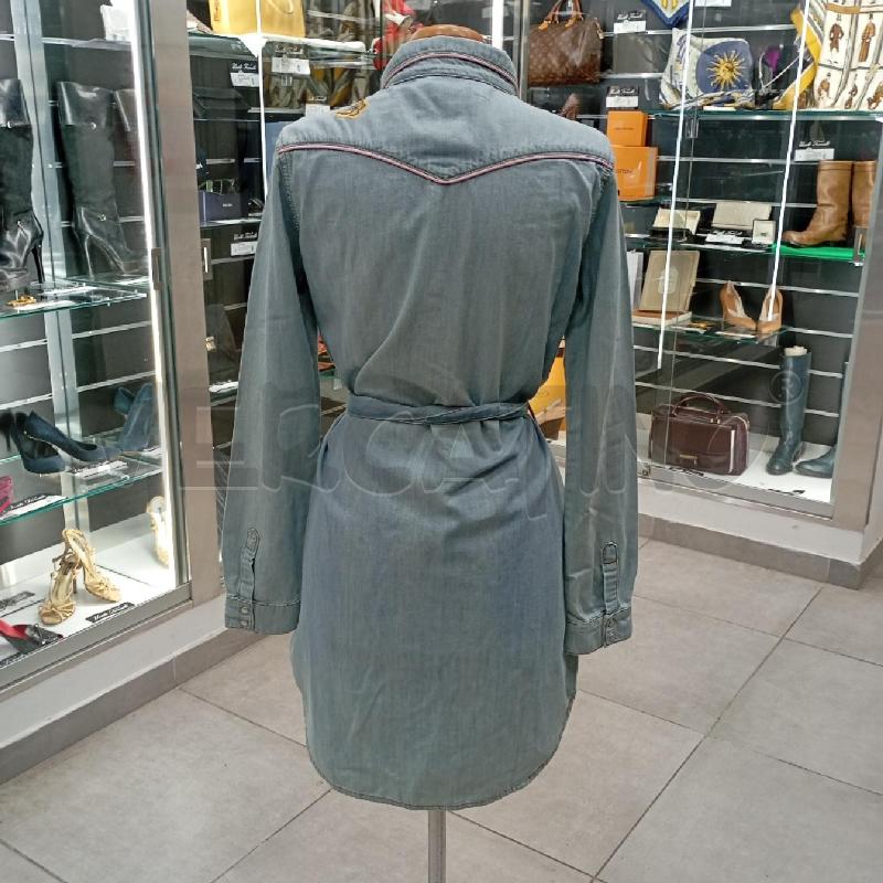 VESTITO D TWINSET CHEMISIERE DENIM FARFALLE COL COLLETTO  | Mercatino dell'Usato Roma viale tirreno 2