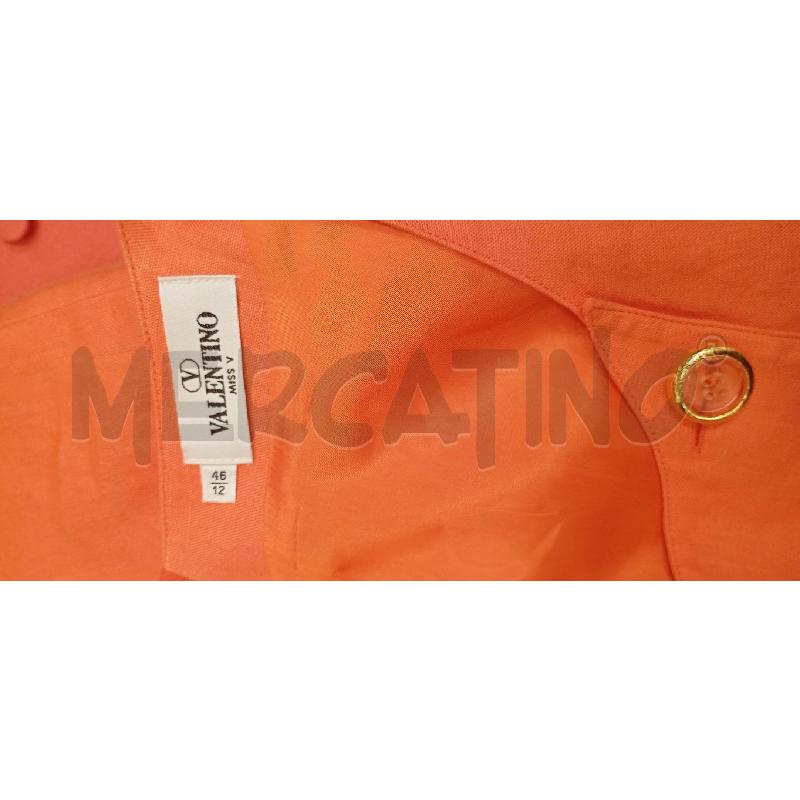 VESTITO D VALENTINO ARANCIONE  | Mercatino dell'Usato Roma viale tirreno 5