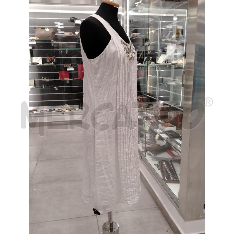 VESTITO D WEEKEND MAXMARA BIANCO | Mercatino dell'Usato Roma viale tirreno 3