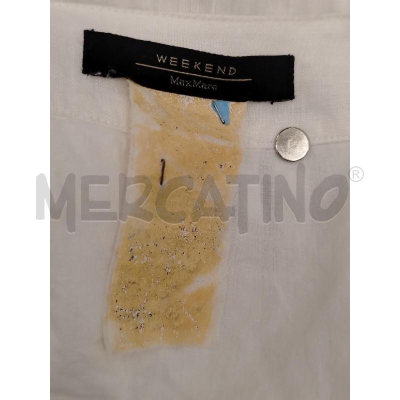 VESTITO D WEEKEND MAXMARA BIANCO | Mercatino dell'Usato Roma viale tirreno 4