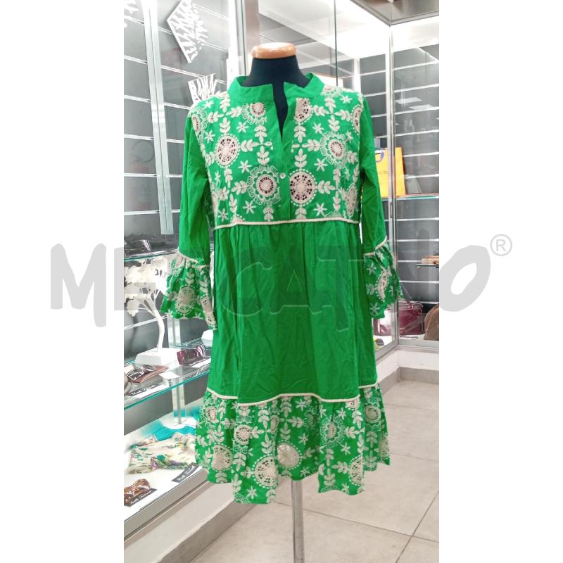 VESTITO D  PANAJI VE RICAMI BI  | Mercatino dell'Usato Roma viale tirreno 1