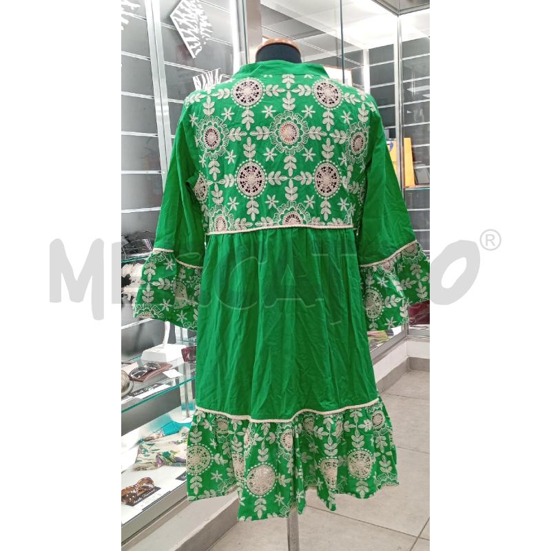 VESTITO D  PANAJI VE RICAMI BI  | Mercatino dell'Usato Roma viale tirreno 2