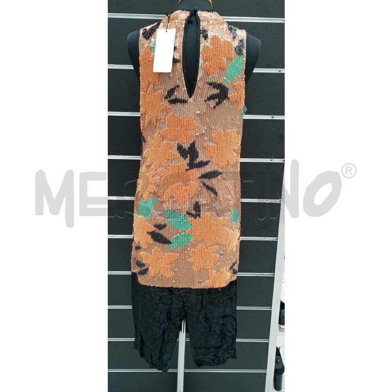 VESTITO LIVIANA CONTI PAILLETTES  ARAN BEI NE VE ACQ BASE VELL  | Mercatino dell'Usato Roma viale tirreno 2