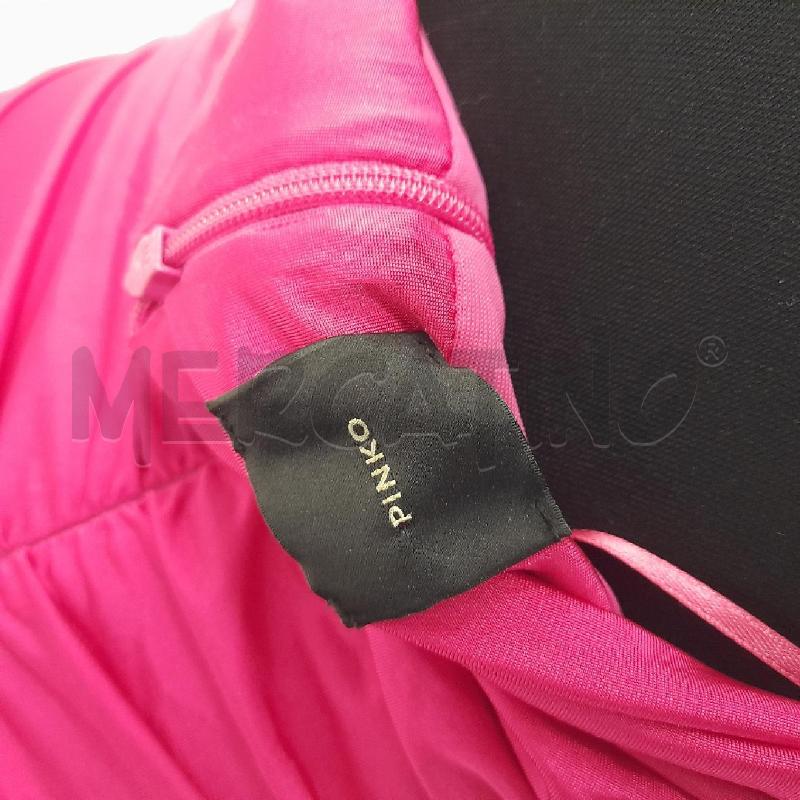 VESTITO  D PINKO FUCSIA ARRICCIATO  | Mercatino dell'Usato Roma viale tirreno 3