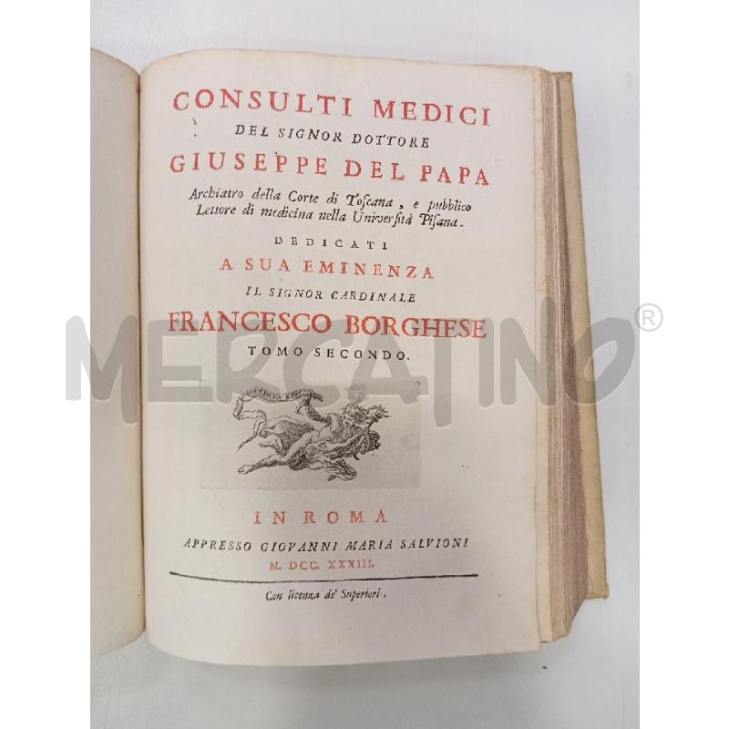 VINT DEL PAPA CONSULTI MEDICI | Mercatino dell'Usato Roma viale tirreno 3