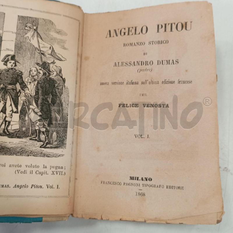 VINT DUMAS ANGELO PITOU 1868 | Mercatino dell'Usato Roma viale tirreno 4