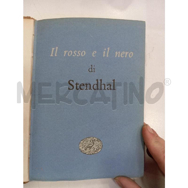 VINT EINAUDI STENTAL IL ROSSO E IL NERO | Mercatino dell'Usato Roma viale tirreno 1