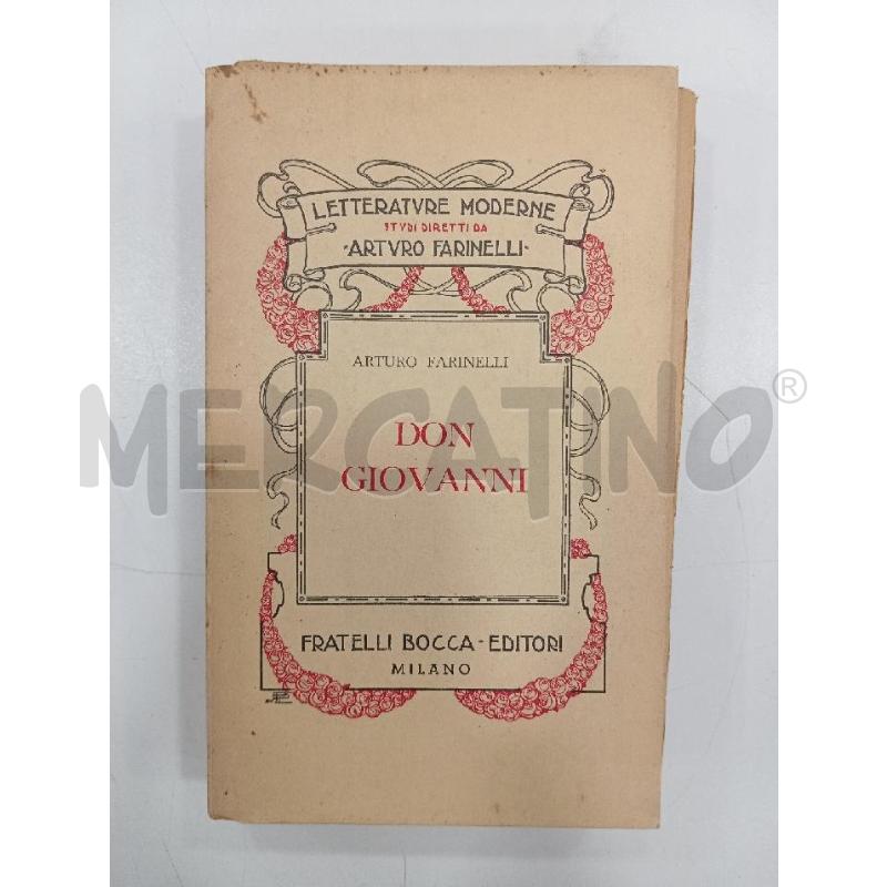 VINT FARINELLI DON GIOVANNI | Mercatino dell'Usato Roma viale tirreno 1