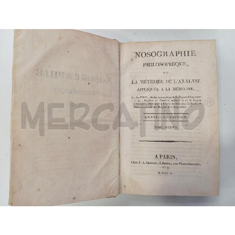 VINT FRANC NOSOGRAPHIE PHILOSOPHIQUE 2VOL | Mercatino dell'Usato Roma viale tirreno 3