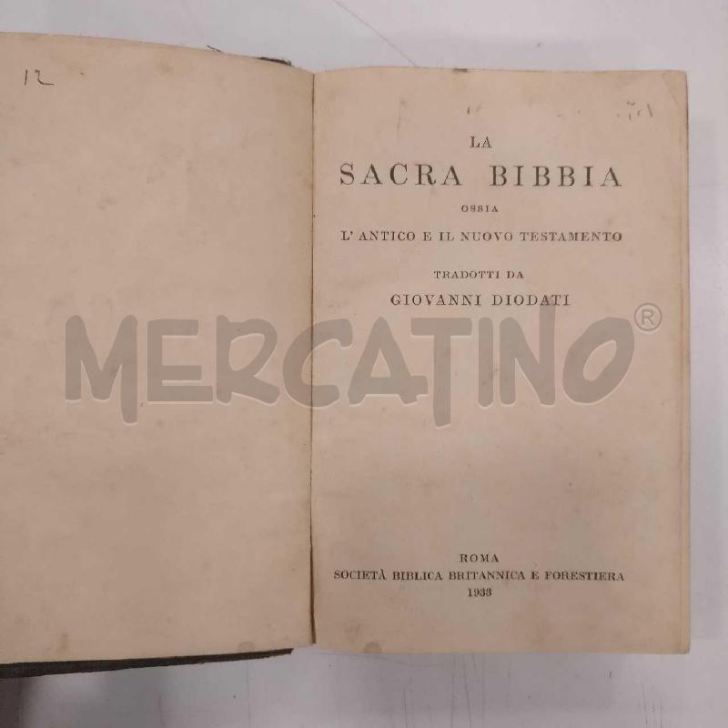 VINT SACRA BIBBIA | Mercatino dell'Usato Roma viale tirreno 1
