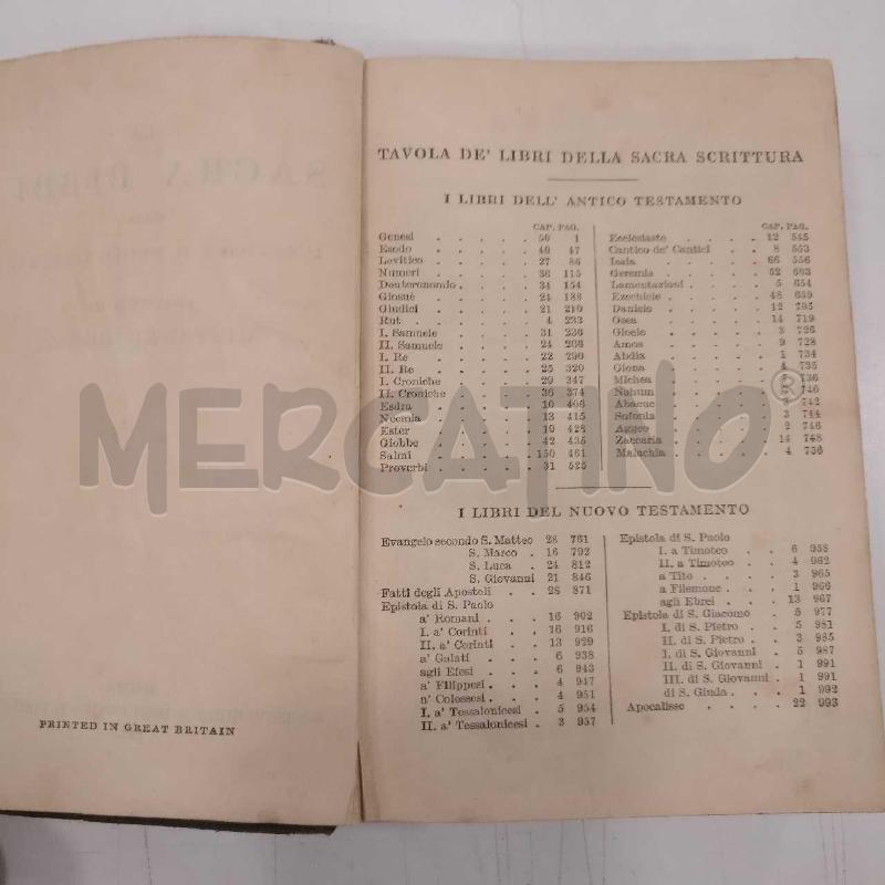 VINT SACRA BIBBIA | Mercatino dell'Usato Roma viale tirreno 3