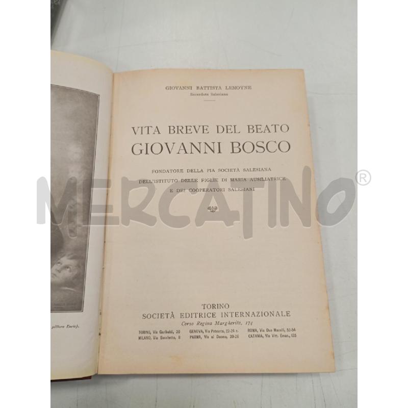 VINT VITA BREVE DEL BEATO GIOVANNI BOSCO | Mercatino dell'Usato Roma viale tirreno 1