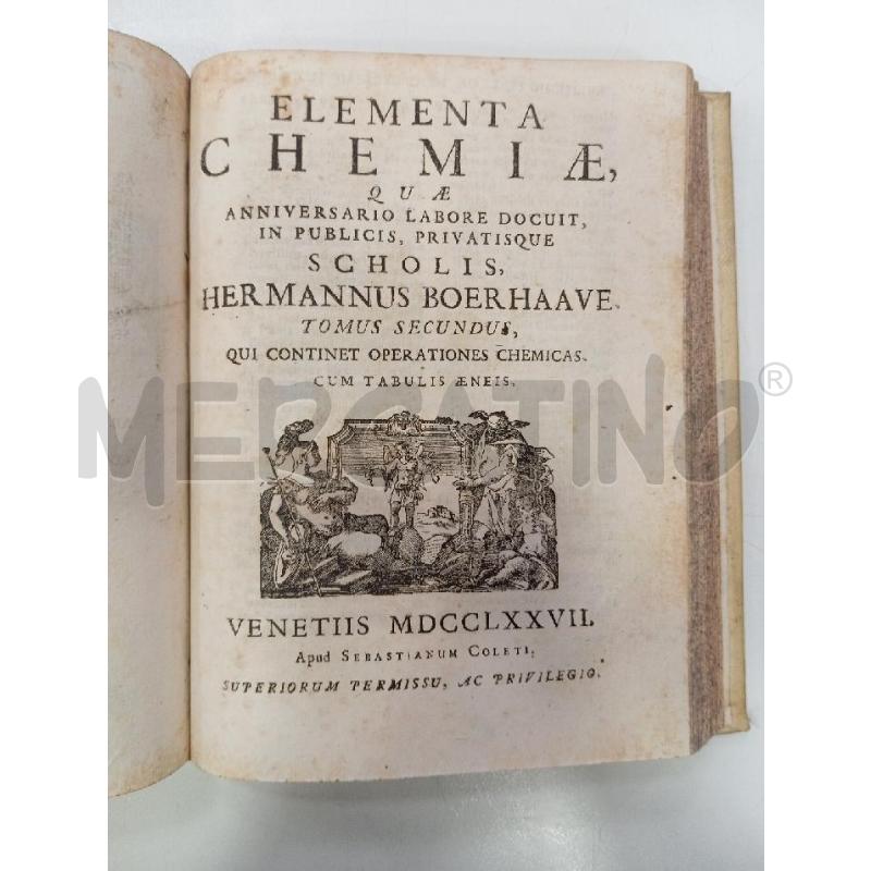 VIN COLETI ELEMENTA CHEMIAE | Mercatino dell'Usato Roma viale tirreno 3