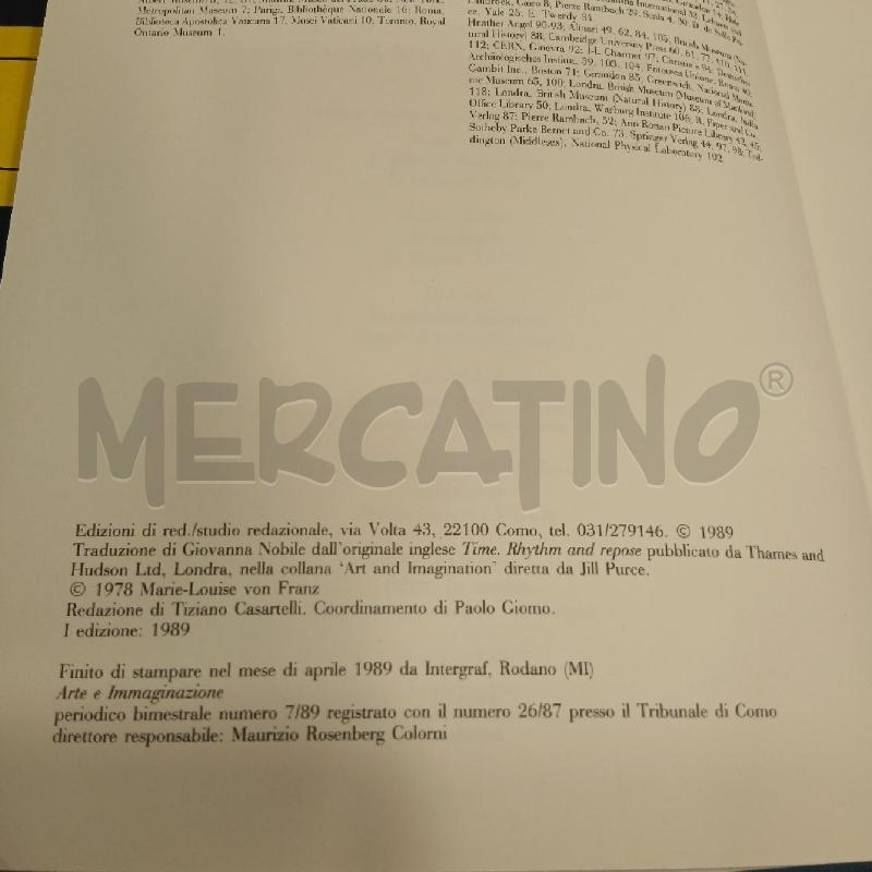 VON FRANZ I VOLTI DEL TEMPO  | Mercatino dell'Usato Roma viale tirreno 3