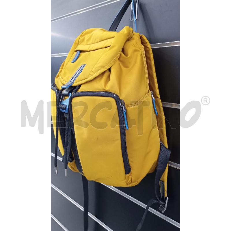 ZAINETTO PIQUADRO PQ-RY RFID GIALLO/NERO DA RIV | Mercatino dell'Usato Roma viale tirreno 3