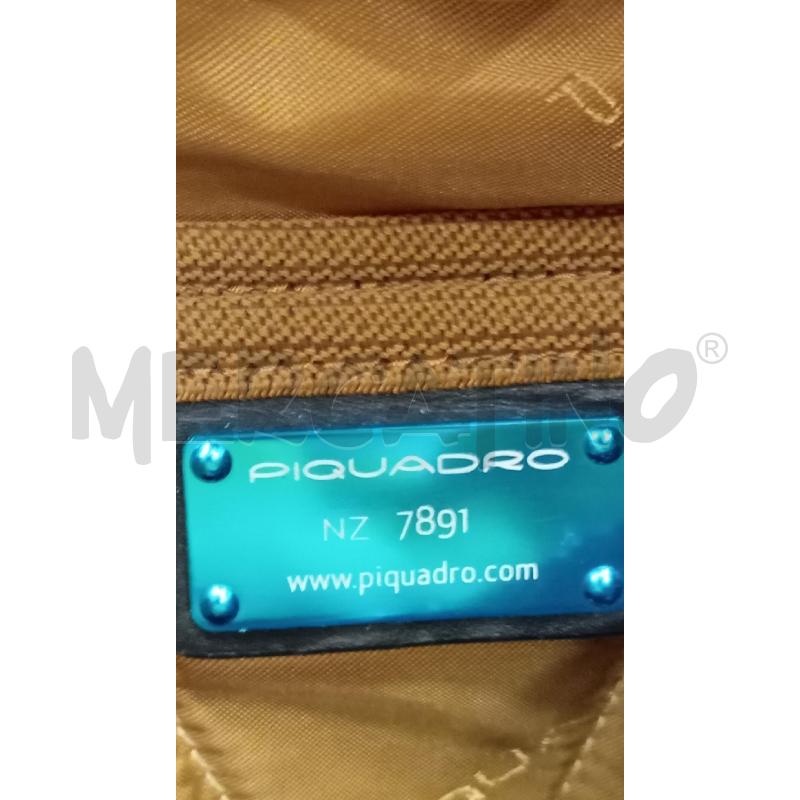 ZAINETTO PIQUADRO PQ-RY RFID GIALLO/NERO DA RIV | Mercatino dell'Usato Roma viale tirreno 5