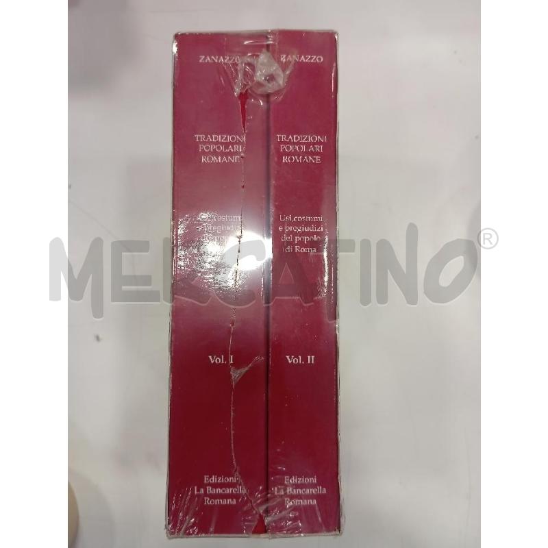 ZANAZZO TRADIZIONI POPOLARI ROMANE COFANETTO SIGILLATO | Mercatino dell'Usato Roma viale tirreno 2