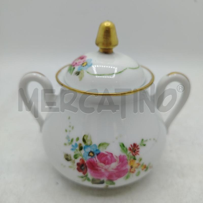 ZUCCHERIERA LIMOGES TAPPO ORO FIORI COLORATI1 | Mercatino dell'Usato Roma viale tirreno 2