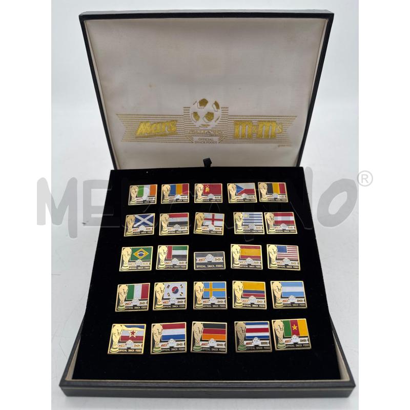 25 SPILLE ITALIA 90' M&M E MARS  | Mercatino dell'Usato Roma montemario 1