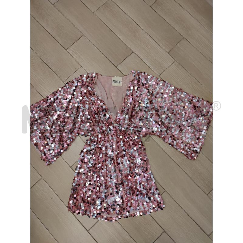 ABITO DONNA PAILLETTES ROSA ANIYE BY | Mercatino dell'Usato Roma montemario 1