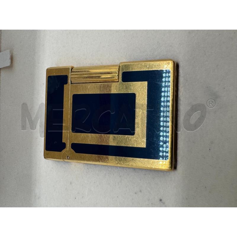 ACCENDINO DUPONT LINEA 1 LACCA CINE BLU | Mercatino dell'Usato Roma montemario 2