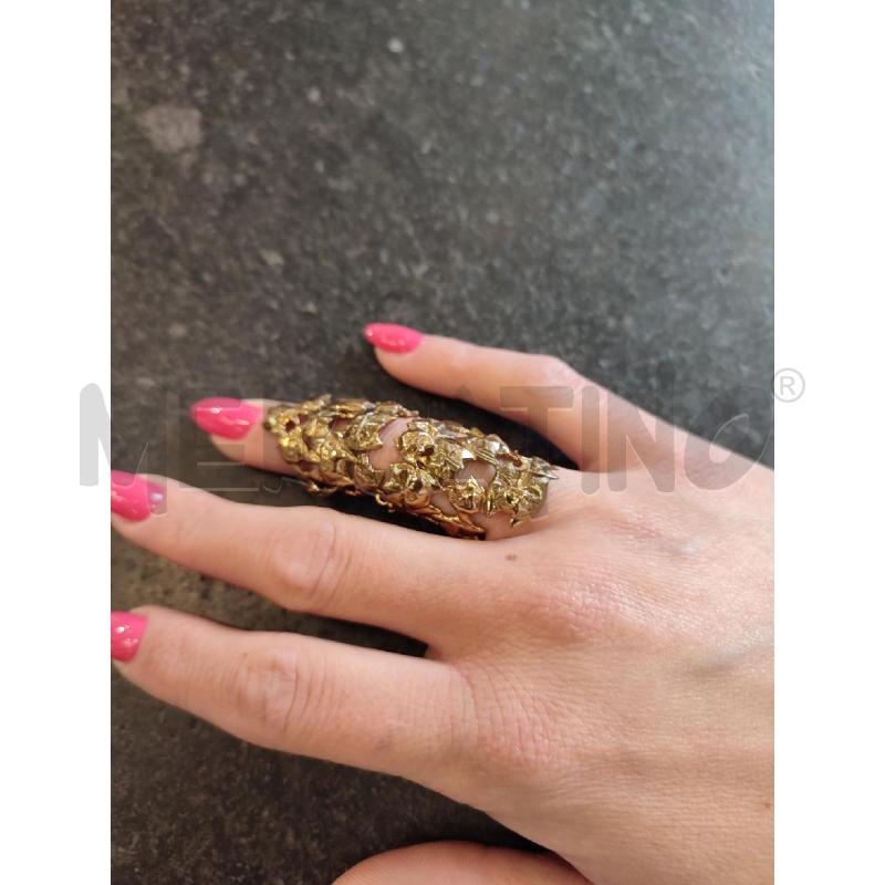 ANELLO DONNA BERNARD DELETTREZ DORATO MOBILE | Mercatino dell'Usato Roma montemario 2
