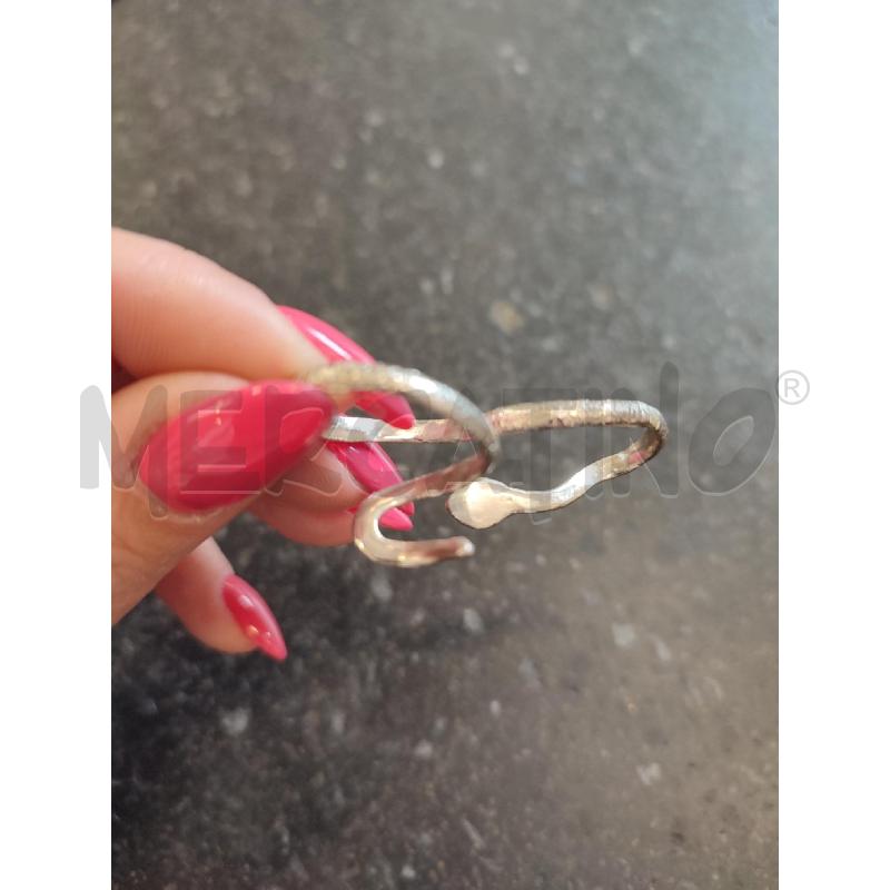 ANELLO DONNA SERPENTE ACCIAIO BERNARD DELETTREZ | Mercatino dell'Usato Roma montemario 3