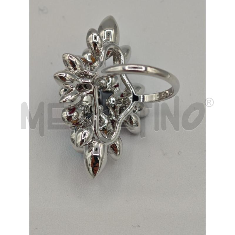 ANELLO DONNA SWAROVSKI PIETRE ROSA E CELESTI | Mercatino dell'Usato Roma montemario 2