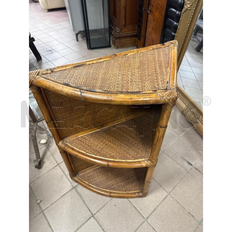 ANGOLIERA BAMBOO/RATTAN | Mercatino dell'Usato Roma montemario 2