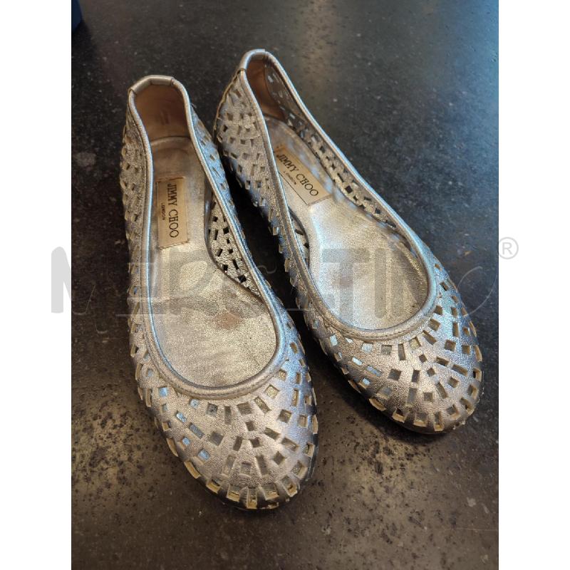 BALLERINA ARGENTATA JIMMY CHOO | Mercatino dell'Usato Roma montemario 1