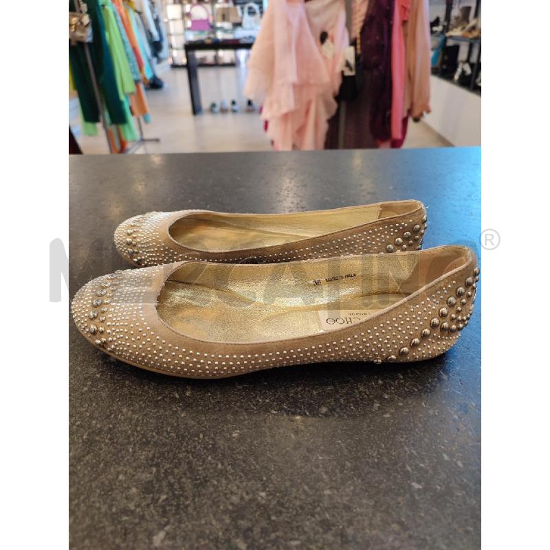 BALLERINA BEIGE JIMMY CHOO BORCHIE | Mercatino dell'Usato Roma montemario 2