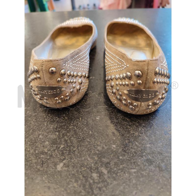 BALLERINA BEIGE JIMMY CHOO BORCHIE | Mercatino dell'Usato Roma montemario 3