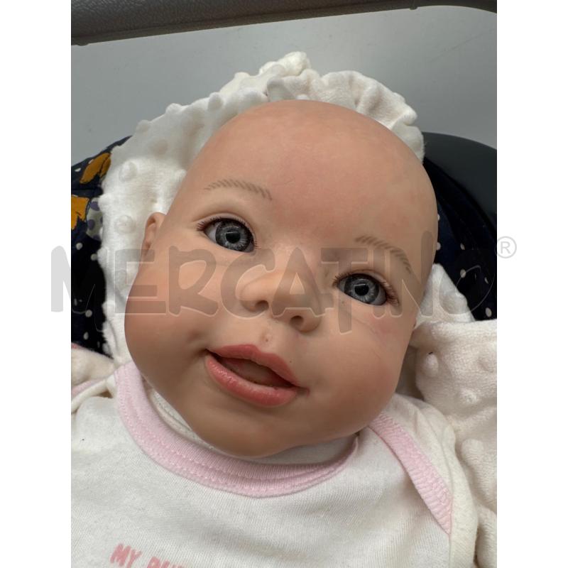 BAMBOLA REBORN GUCA VESTITO BIANCO | Mercatino dell'Usato Roma montemario 2