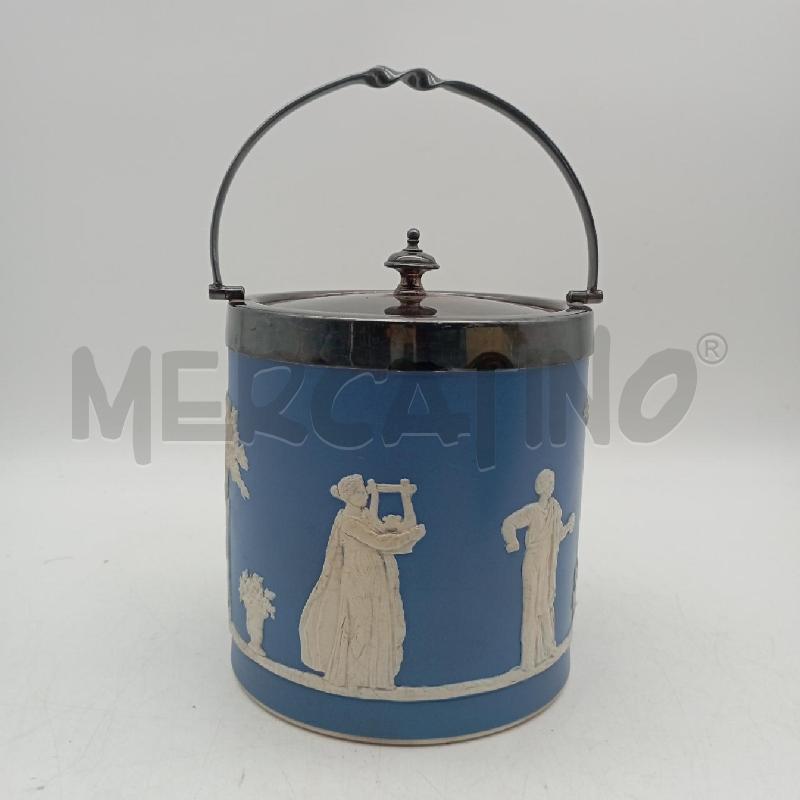 BARATTOLO CER BISCUIT INGLESE BLU | Mercatino dell'Usato Roma montemario 1