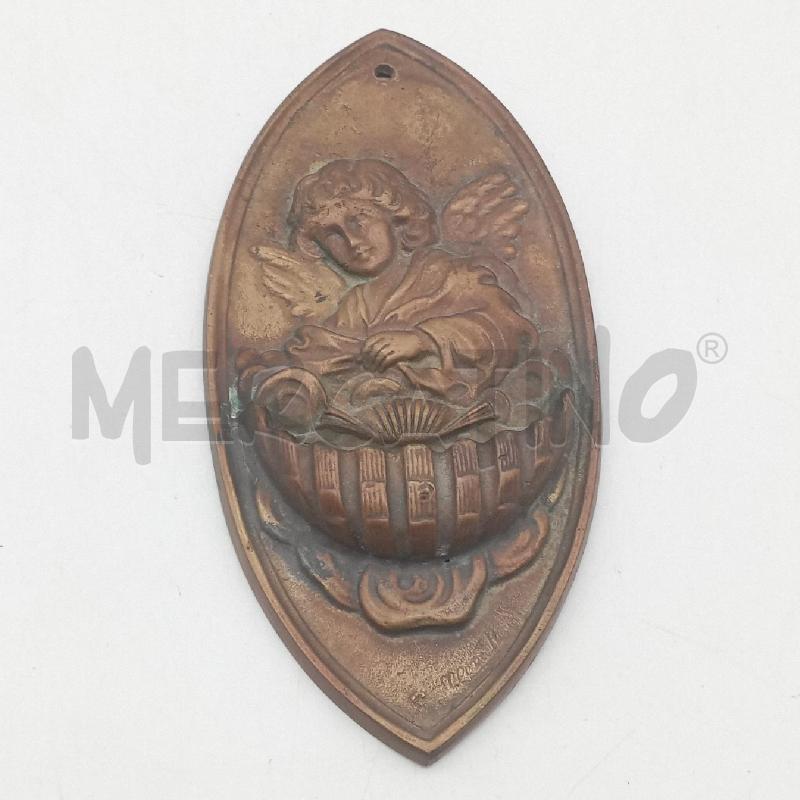 BASSORILIEVO ACQUASANTIERA BRONZO | Mercatino dell'Usato Roma montemario 1