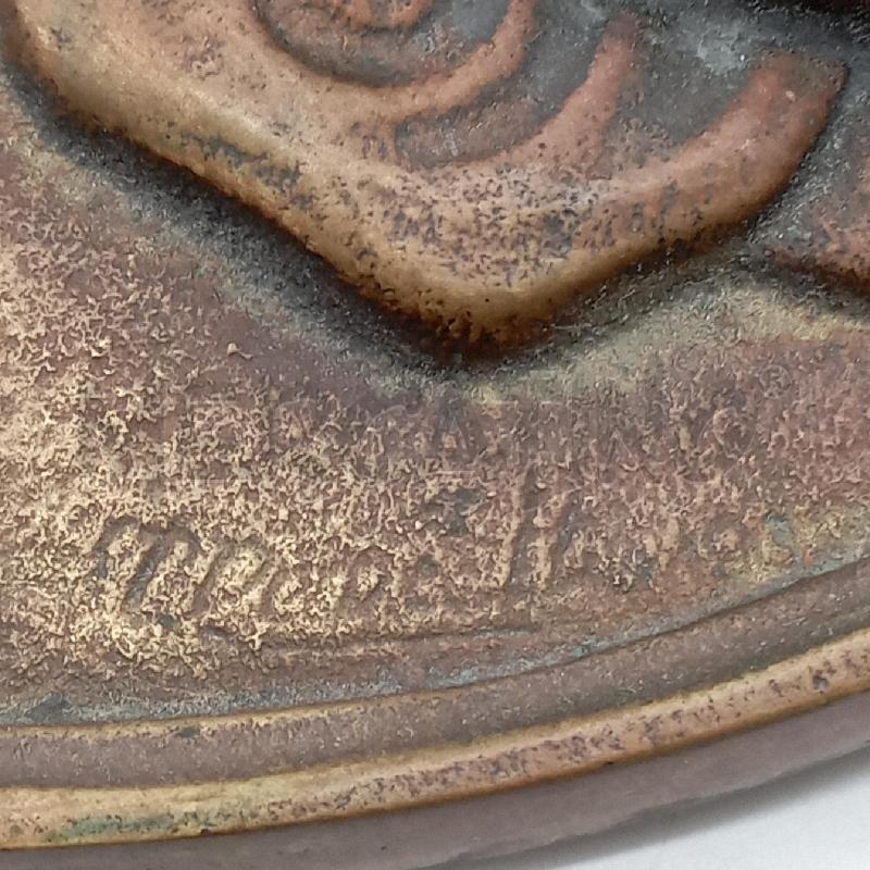 BASSORILIEVO ACQUASANTIERA BRONZO | Mercatino dell'Usato Roma montemario 5