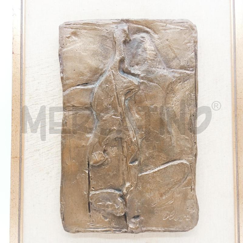 BASSORILIEVO BRONZO FIRMA OLIVO OMBRA | Mercatino dell'Usato Roma montemario 2