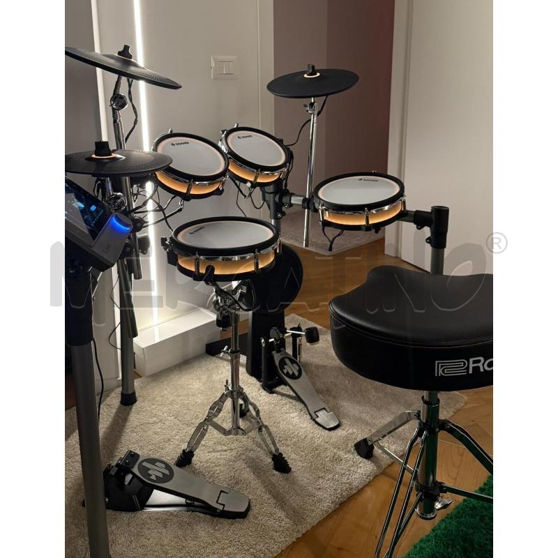 BATTERIA DONNER BACKBEAT CON SGABELLO ROLAND | Mercatino dell'Usato Roma montemario 1