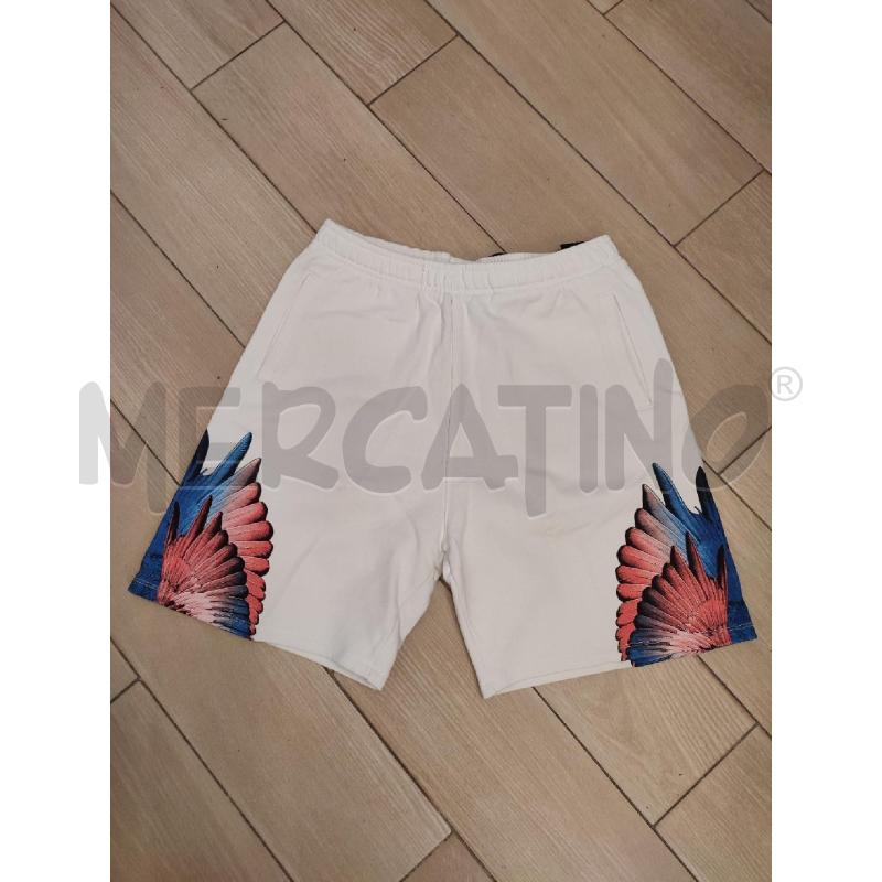 BERMUDA UOMO BIANCO BLU MARCELO BURLON | Mercatino dell'Usato Roma montemario 1