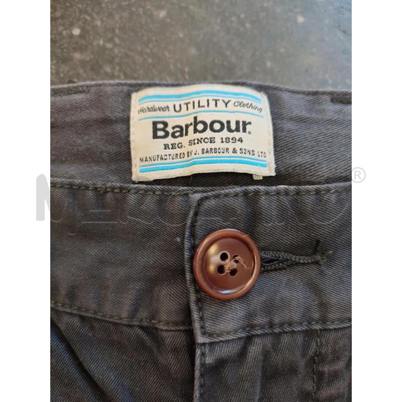 BERMUDA UOMO GRIGIO SCURO BARBOUR  | Mercatino dell'Usato Roma montemario 2