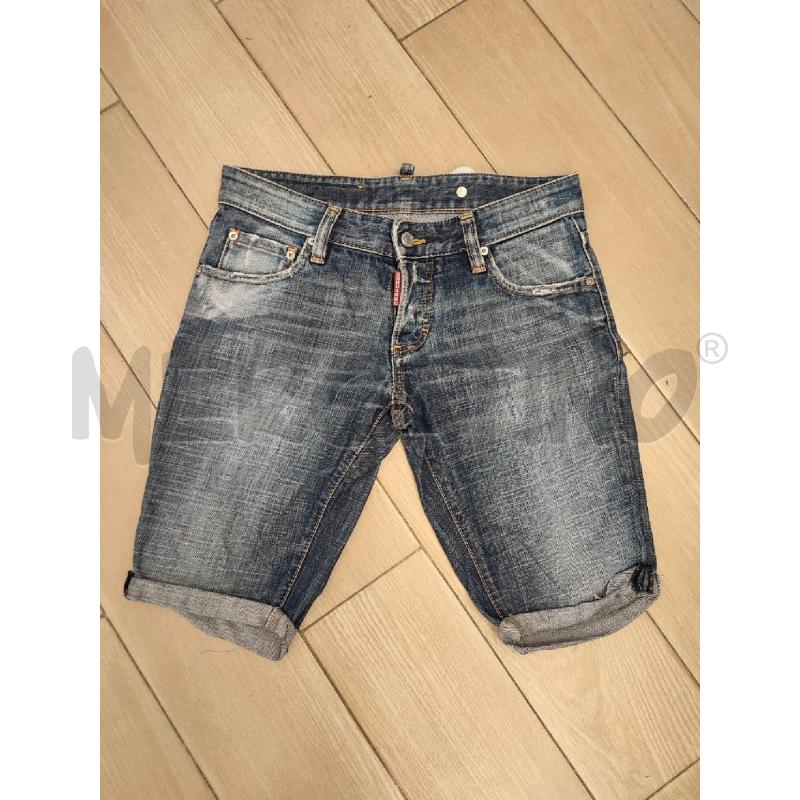 BERMUDA UOMO JEANS DSQUARED RISVOLTO | Mercatino dell'Usato Roma montemario 1