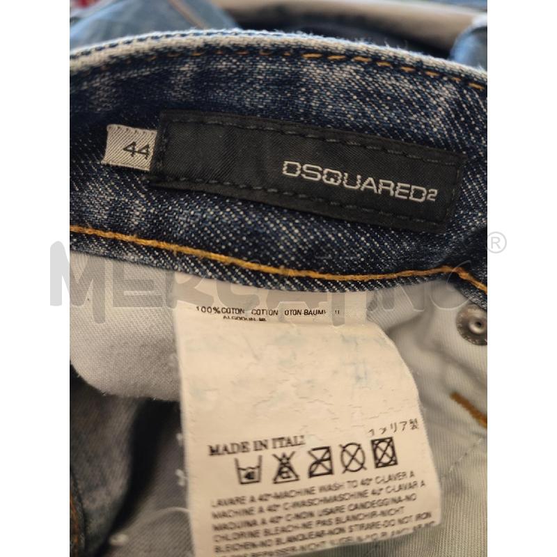BERMUDA UOMO JEANS DSQUARED RISVOLTO | Mercatino dell'Usato Roma montemario 2