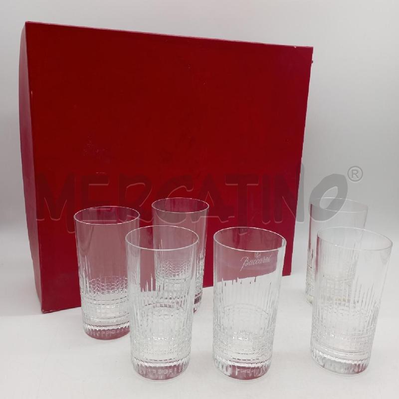 BICCHIERI BACCARAT 6PZ.  | Mercatino dell'Usato Roma montemario 1