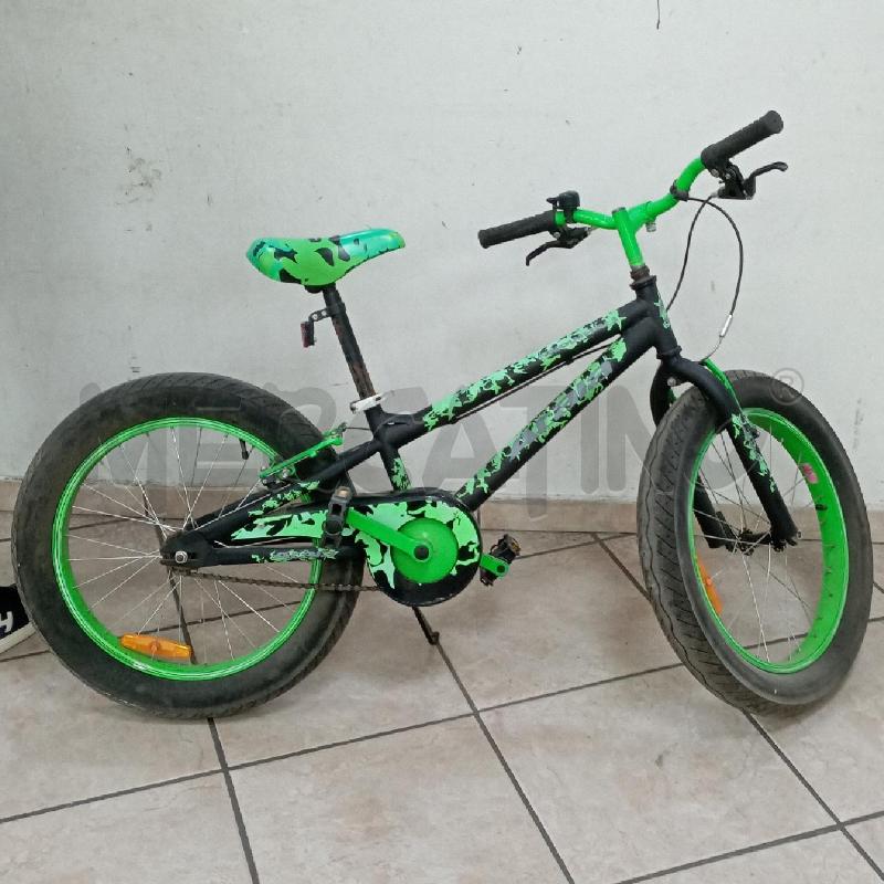BICICLETTA ATALA SNOW FAT BIKE VERDE NERA | Mercatino dell'Usato Roma montemario 1