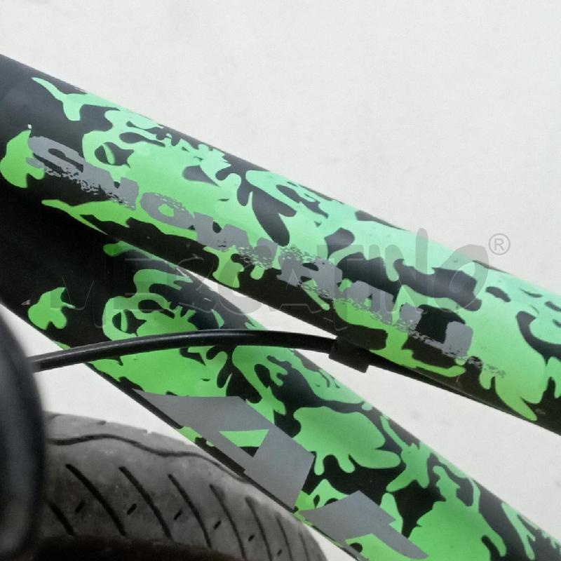 BICICLETTA ATALA SNOW FAT BIKE VERDE NERA | Mercatino dell'Usato Roma montemario 3