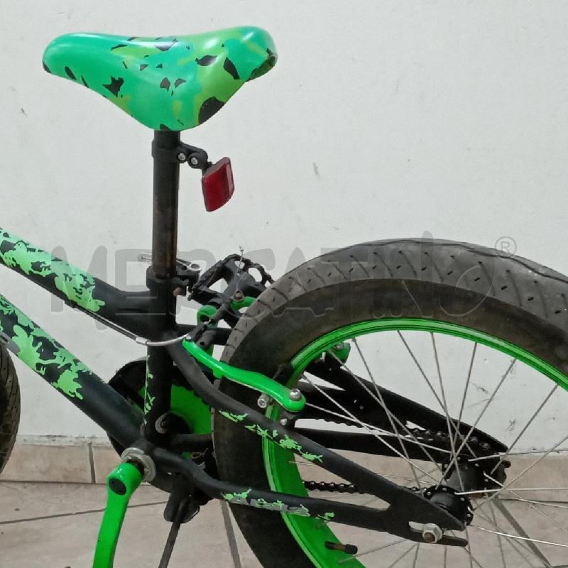 BICICLETTA ATALA SNOW FAT BIKE VERDE NERA | Mercatino dell'Usato Roma montemario 4